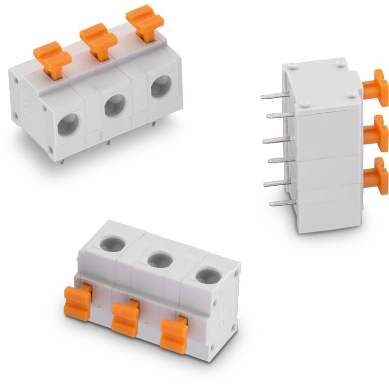 5 pcs - Wurth Elektronik 4114 Series PCB Terminal Block, 2-Contact, 7.62mm Pitch, Through Hole Mount, 1-Row, Solder Termination