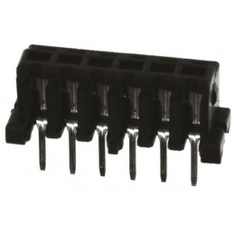 5 pcs - Hirose DF3 Series Straight Through Hole Mount PCB Socket, 6-Contact, 1-Row, 2mm Pitch, Solder Termination