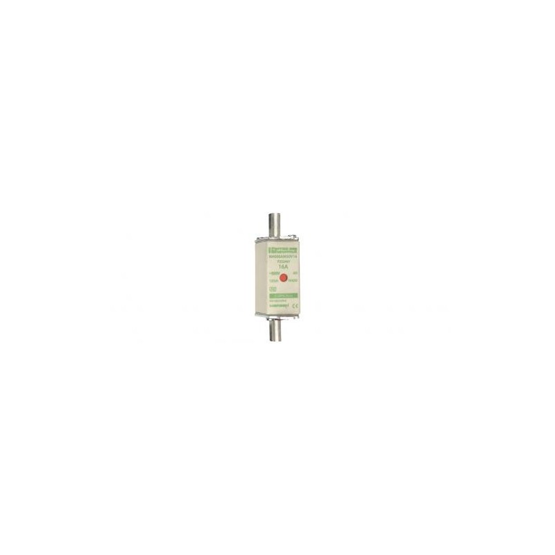 1 pcs - Mersen 16A NH Fuse, NH 000, 500V ac