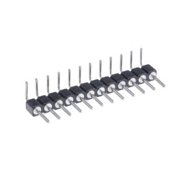5 pcs - Preci-Dip Right Angle Through Hole Pin Header, 12 Contact(s), 2.54mm Pitch, 1 Row(s), Unshrouded