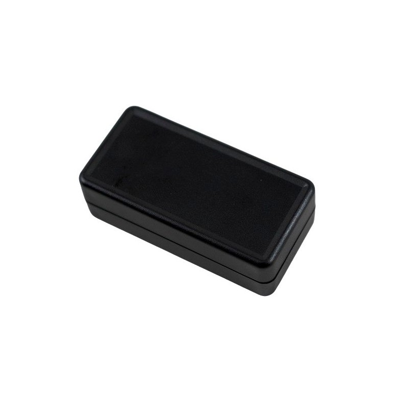 1 pcs - Hammond 1551 Series Black ABS Enclosure, IP54, Flanged, Black Lid, 50 x 25 x 15.5mm