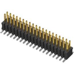 5 pcs - Samtec FTSH Series Vertical Pin Header, 4 Contact(s), 1.27mm Pitch, 2 Row(s), Unshrouded