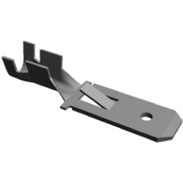 1 Pack of 9000 - TE Connectivity FASTIN-FASTON .250 Uninsulated Male Spade Connector, Tab, 6.35 x 0.81mm Tab Size, 1mm² to 2.5mm