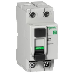 1 pcs - Schneider Electric ID RCCB, 40A, 2 Pole, 30mA, Type A, 240V ac