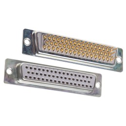 5 pcs - RS PRO 50 Way Through Hole D-sub Connector Socket