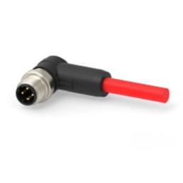 1 pcs - TE Connectivity Cat5e M12 to Unterminated Ethernet Cable, 1m