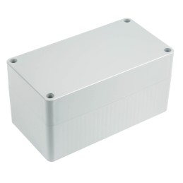 1 pcs - CAMDENBOSS 2000 Series Grey ABS Enclosure, IP54, Grey Lid, 150 x 80 x 76mm