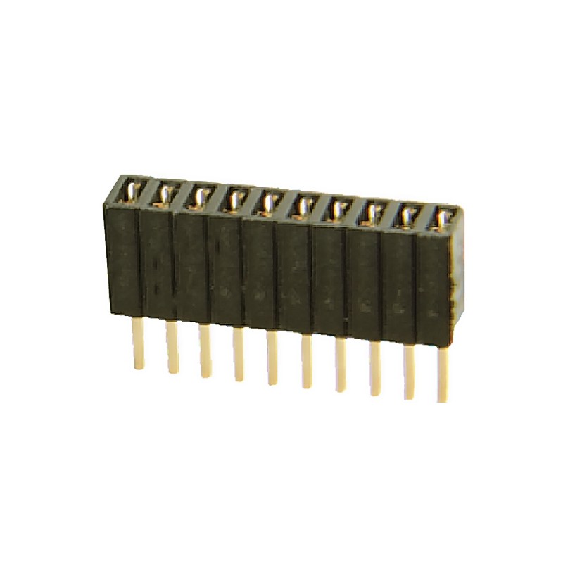 5 pcs - HARWIN Straight Through Hole Mount PCB Socket, 20-Contact, 2-Row, 1.27mm Pitch, Solder Termination