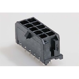 5 pcs - Molex Micro-Fit 3.0 Series Vertical Through Hole PCB Header, 10 Contact(s), 3.0mm Pitch, 2 Row(s), Shrouded