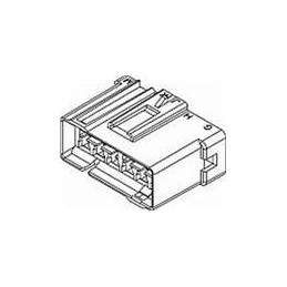 1 pcs : 12191928 - Automotive Connectors CON MP 280 12W FEM