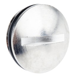 10 pcs - Lapp Blanking Plug, M16, Nickel Plated Brass, 18mm Diameter, Threaded