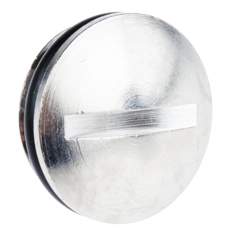 10 pcs - Lapp Blanking Plug, M16, Nickel Plated Brass, 18mm Diameter, Threaded