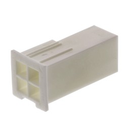 5 pcs - Molex, Mini-Fit Jr Male Connector Housing, 4.2mm Pitch, 4 Way, 2 Row
