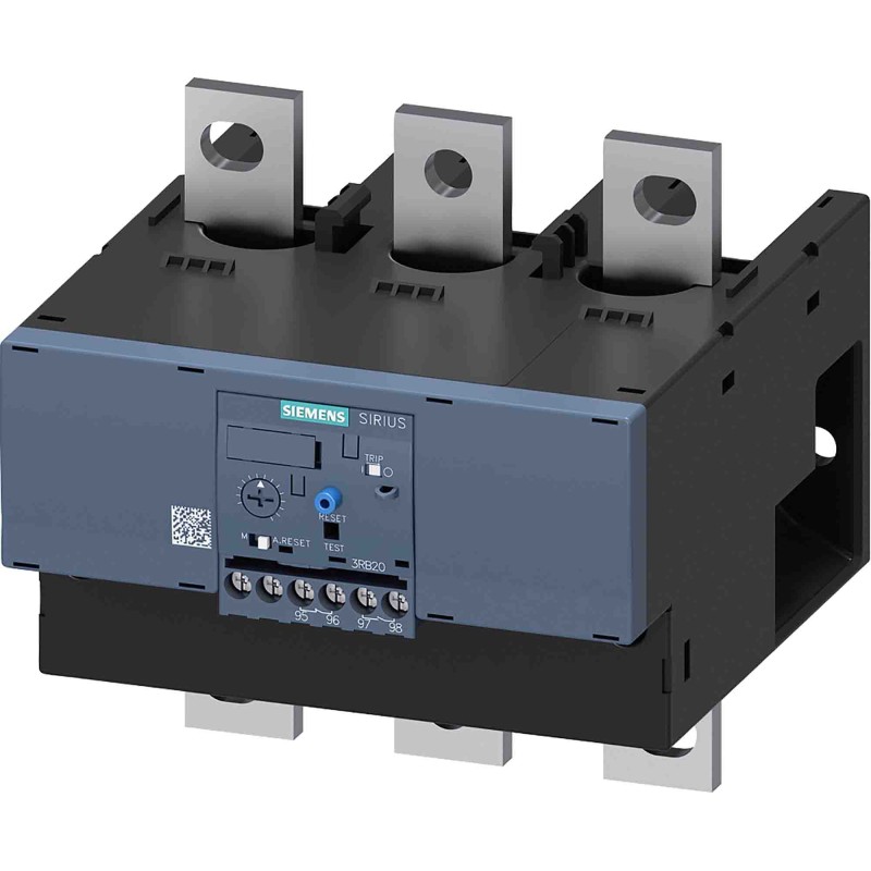 1 pcs - Siemens Overload Relay 1NC + 1NO, 55 - 250 A F.L.C, 250 A Contact Rating, 3P, 3RB