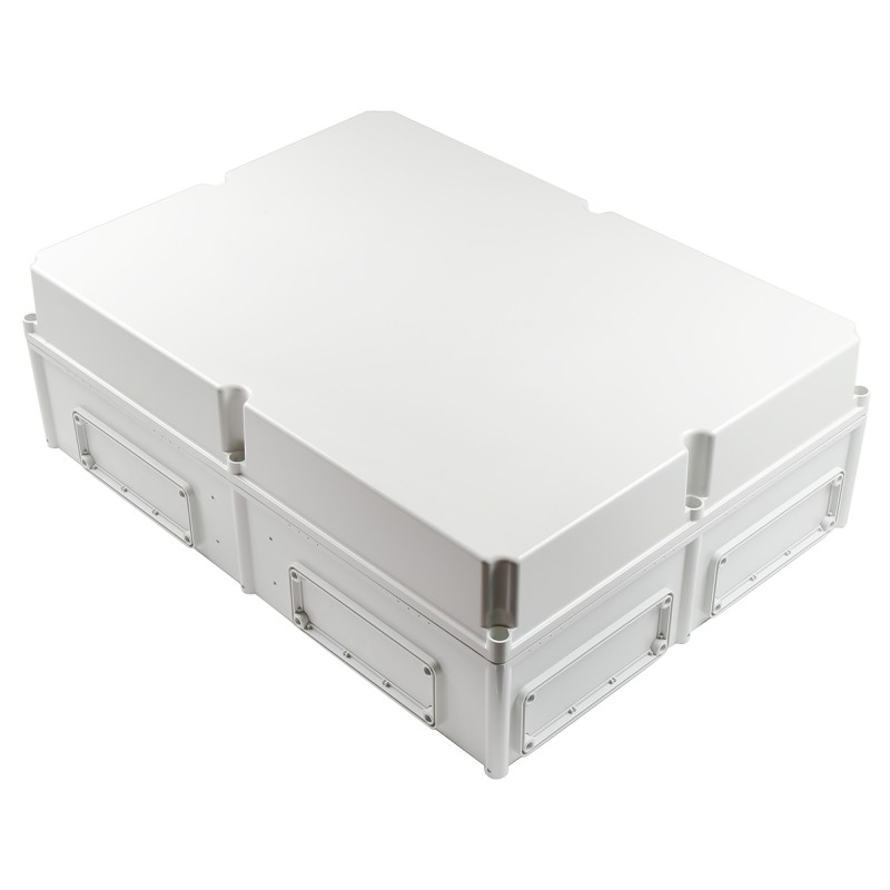 1 pcs - Fibox EK Series Grey Polycarbonate Enclosure, IP66, IP67, Flanged, Grey Lid, 760 x 560 x 250mm