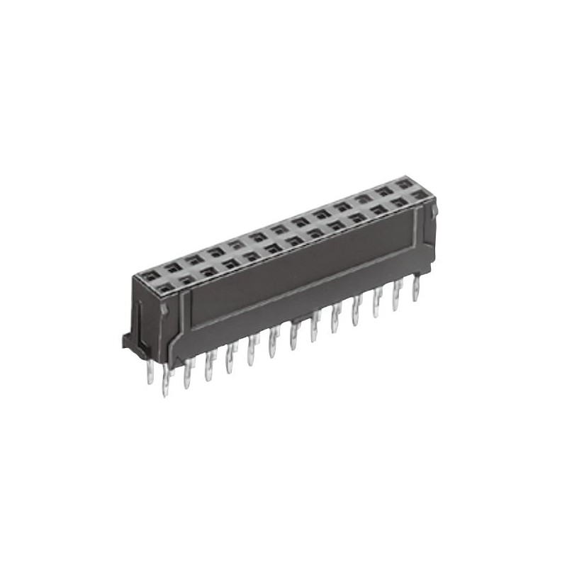 5 pcs - Hirose DF11 Series Straight Through Hole Mount PCB Socket, 6-Contact, 2-Row, 2.0mm Pitch, Solder Termination