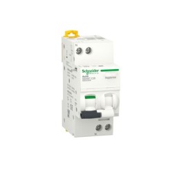 1 pcs - Schneider Electric RCBO, 20A Current Rating, 1P+N Poles, 30mA Trip Sensitivity, Type C, Acti9 Range