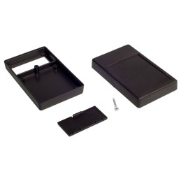 1 pcs - RS PRO Black ABS Enclosure, IK05, 104.55 x 63.5 x 27.95mm