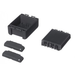 1 pcs - Bopla Bocube Series Graphite Grey ABS Enclosure, IP66, IP68, Graphite Grey Lid, 113 x 80 x 60mm