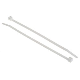 1 Bag of 100 - HellermannTyton Cable Tie, 150mm x 3.5 mm, White Polyamide 6.6 (PA66), Pk-100
