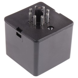 1 pcs - Perancea MIMRAM Series Black Polycarbonate Enclosure, Black Lid, 43 x 50 x 50mm