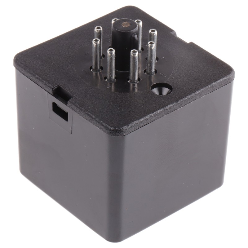 1 pcs - Perancea MIMRAM Series Black Polycarbonate Enclosure, Black Lid, 43 x 50 x 50mm