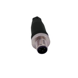 50 pcs - Norcomp Circular Connector, 4 Contacts, Free Hanging, M12 Connector, Plug, Male, IP66, M12 Series