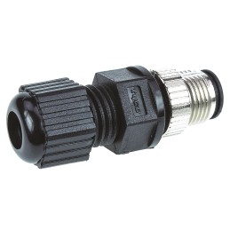 50 pcs - TE Connectivity Circular Connector, 5 Contacts, Cable Mount, M12 Connector, Plug, Male, IP67, M12 Series