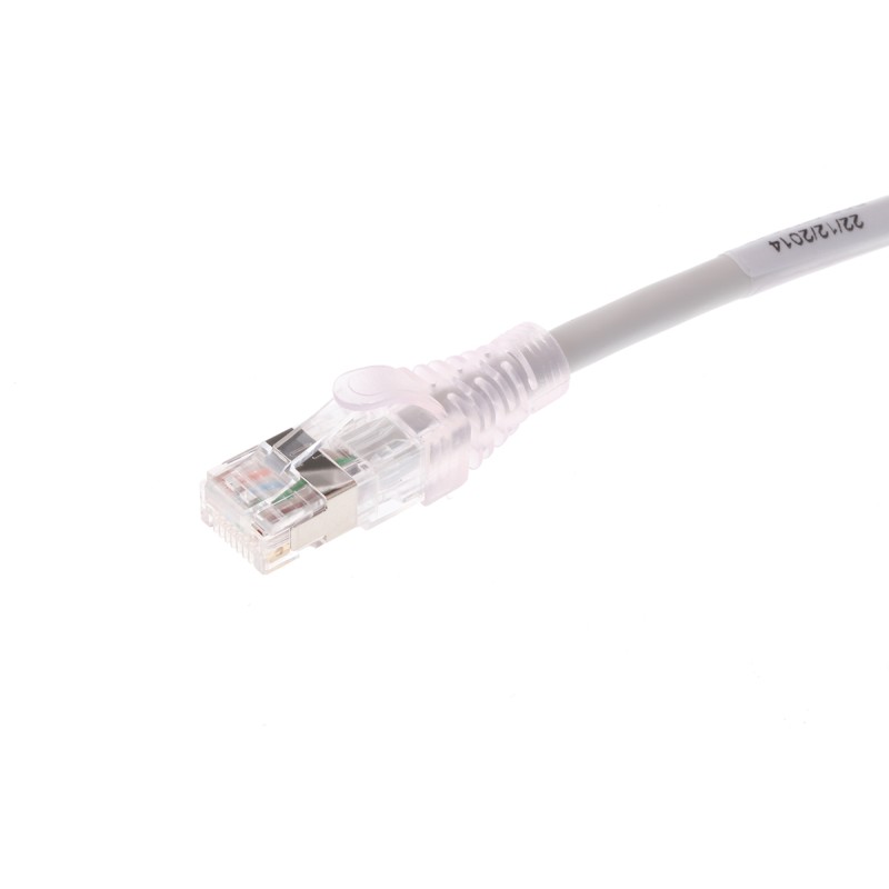 1 pcs - Molex Premise Networks Cat6a Male RJ45 to Male RJ45 Ethernet Cable, STP, Grey LSZH Sheath, 1m