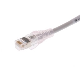 1 pcs - Molex Premise Networks Cat6a Male RJ45 to Male RJ45 Ethernet Cable, STP, Grey LSZH Sheath, 1m