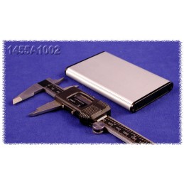 1 pcs - Hammond 1455 Series Extruded Aluminium Enclosure, IP54, 100 x 70 x 12mm