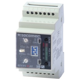 1 pcs - Socomec Earth Leakage Relay, 47 - 63Hz Frequency, 0.03 mA Leakage, 2 Output