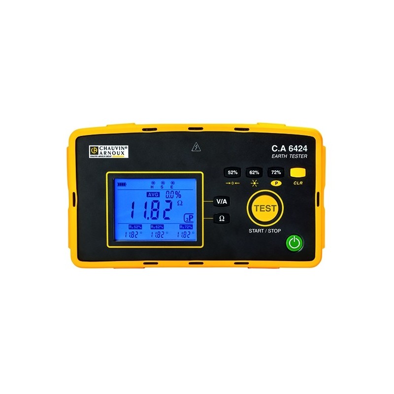 1 pcs - Chauvin Arnoux CA 6424 Earth & Ground Resistance Tester CAT IV 600 V
