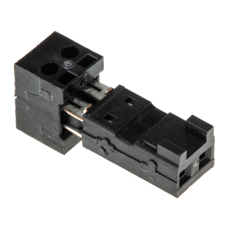 5 pcs - Stelvio Kontek 2-Way IDC Connector Socket for Cable Mount, 1-Row