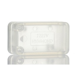 1 pcs - Hammond 1551 Series Clear ABS Enclosure, IP54, Flanged, Clear Lid, 35 x 20 x 15.5mm
