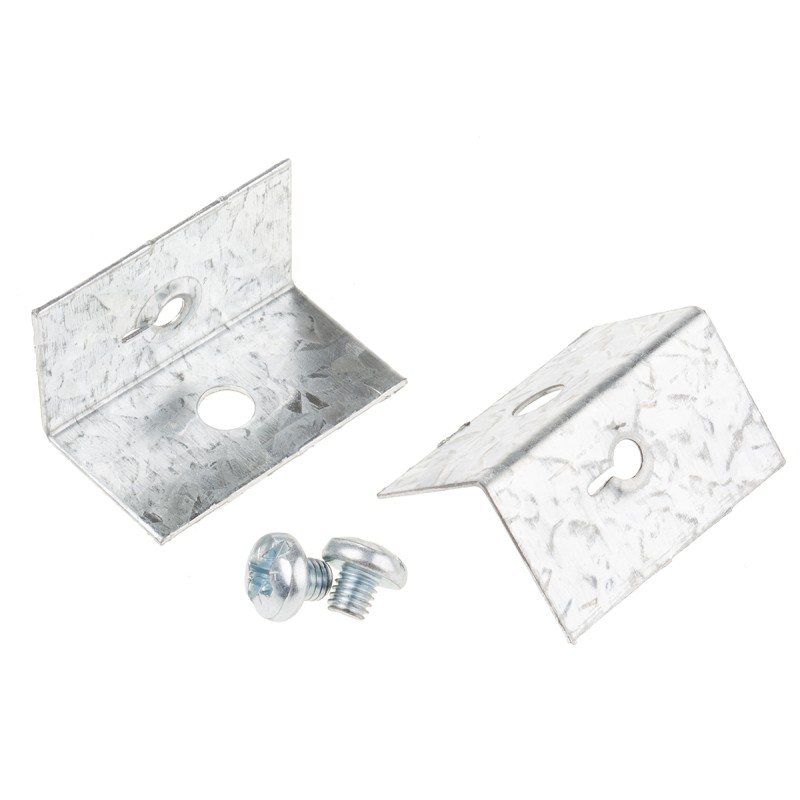 2 pcs - RS PRO Galvanised Steel Cable Trunking Accessory, 50 x 50mm
