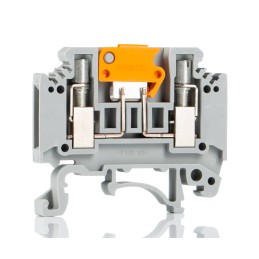 5 pcs - Phoenix Contact MTK-P/P Series Grey Knife Disconnect Terminal Block, 0.2 - 2.5mm², Single-Level, Screw