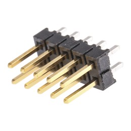 10 pcs - Samtec TSW Series Straight Through Hole Pin Header, 10 Contact(s), 2.54mm Pitch, 2 Row(s), Unshrouded