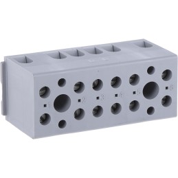 5 pcs - Phoenix Contact UK Series G 5/ 6-EX Non-Fused Terminal Block, 6-Way, 30A, 24 - 12 AWG Wire, Screw Down