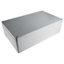 1 pcs - Fibox Euronord II Series Grey Polyester Enclosure, IP66, IP67, Grey Lid, 402 x 250 x 120mm