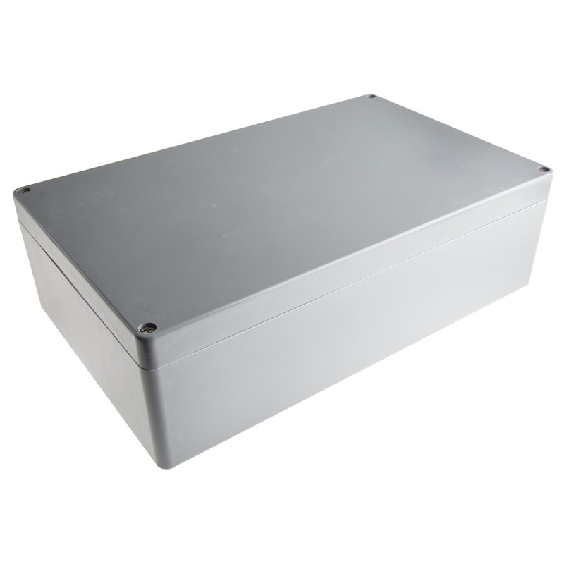 1 pcs - Fibox Euronord II Series Grey Polyester Enclosure, IP66, IP67, Grey Lid, 402 x 250 x 120mm