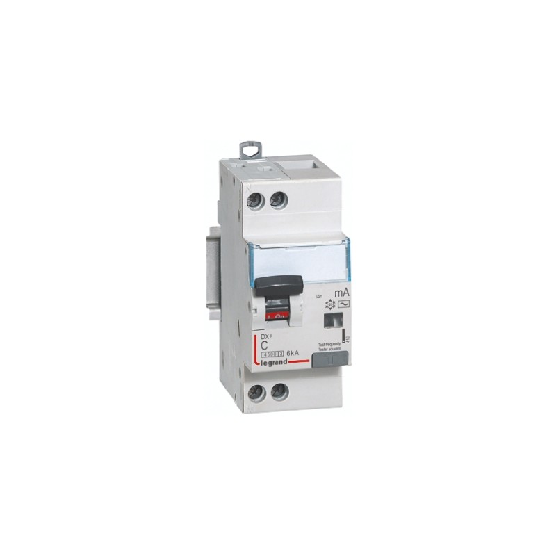 1 pcs - Legrand DX3 RCD, 32A, 1P+N Pole, 30mA, Type C