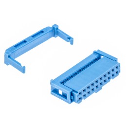 50 pcs - TE Connectivity 20-Way IDC Connector Socket for Cable Mount, 2-Row