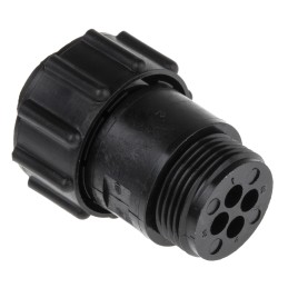 1 pcs - TE Connectivity Circular Connector, 4 Contacts, Cable Mount, Plug, Male, CPC Series 1 Series