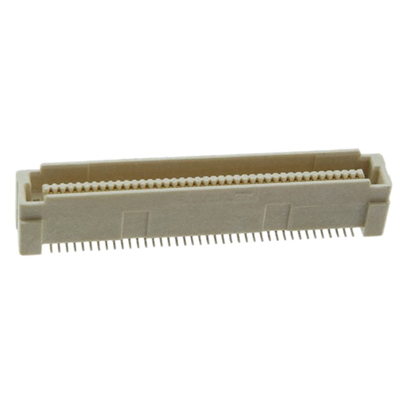 1 pcs - TE Connectivity Free Height Series Straight Surface Mount PCB Header, 40 Contact(s), 0.8mm Pitch, 2 Row(s), Shrouded