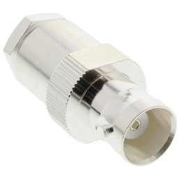 50 pcs - TE Connectivity, jack Cable Mount BNC Connector, 50Ω, Through Hole Termination, Straight Body