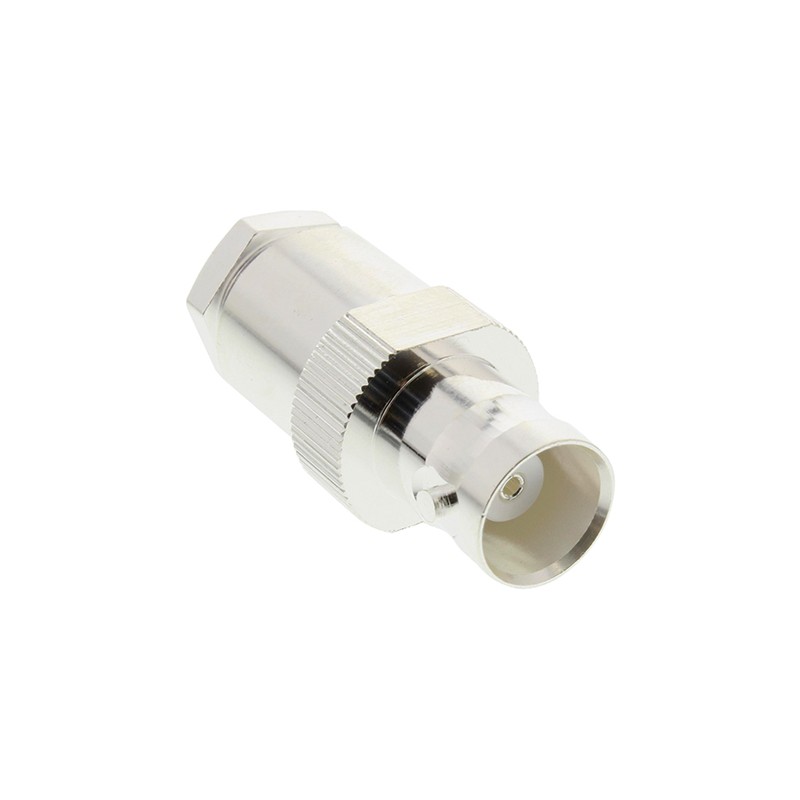 50 pcs - TE Connectivity, jack Cable Mount BNC Connector, 50Ω, Through Hole Termination, Straight Body