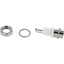 50 pcs - TE Connectivity Greenpar Series, jack Panel Mount BNC Connector, 75Ω, Solder Termination, Straight Body