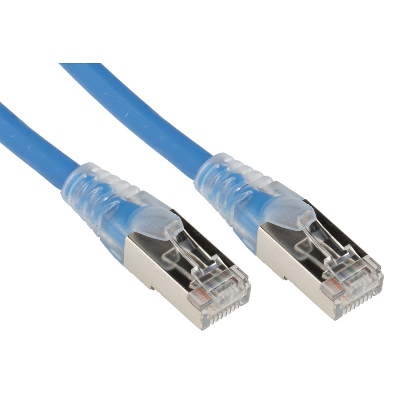 1 pcs - RS PRO Cat6 Male RJ45 to Male RJ45 Ethernet Cable, F/UTP, Blue LSZH Sheath, 2m