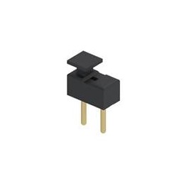 1 pcs : 999-11-210-10-000000 - Headers & Wire Housings .100' SPACING BLACK MALE SHORSNG JUMPER
